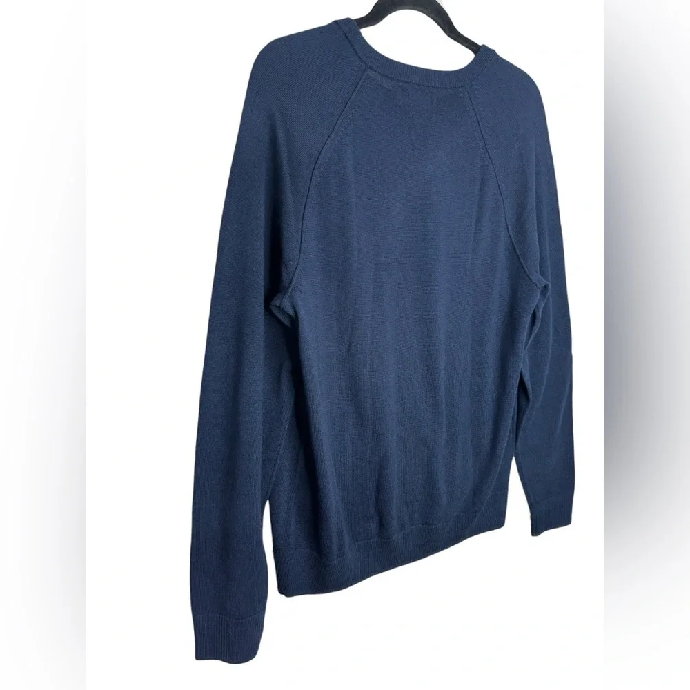 Banana Republic Men’s Merino Wool Crewneck Navy Sweater Size Medium